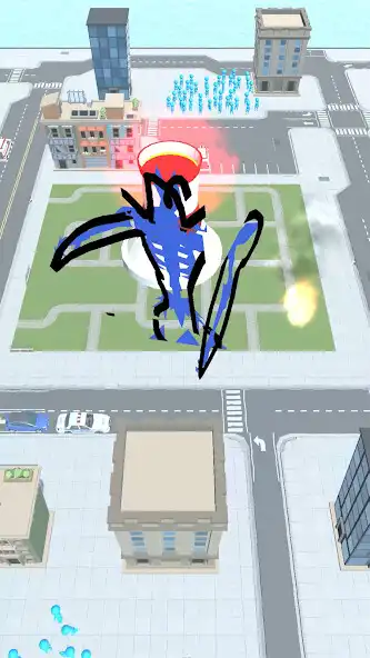 Play Rampage Monster: Draw to Crash as an online game Rampage Monster: Draw to Crash with UptoPlay
