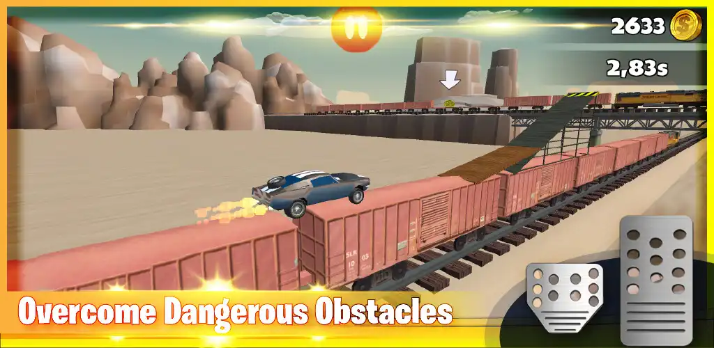 Play Ramp Car Game - Crazy Master as an online game Ramp Car Game - Crazy Master with UptoPlay