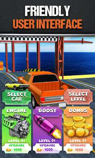 Play Ramp Car Stunt Crasher Jumping Challenge Game 2021 as an online game Ramp Car Stunt Crasher Jumping Challenge Game 2021 with UptoPlay
