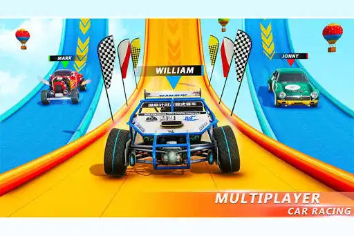 Play Ramp Car Stunts: Car Games 3d as an online game Ramp Car Stunts: Car Games 3d with UptoPlay