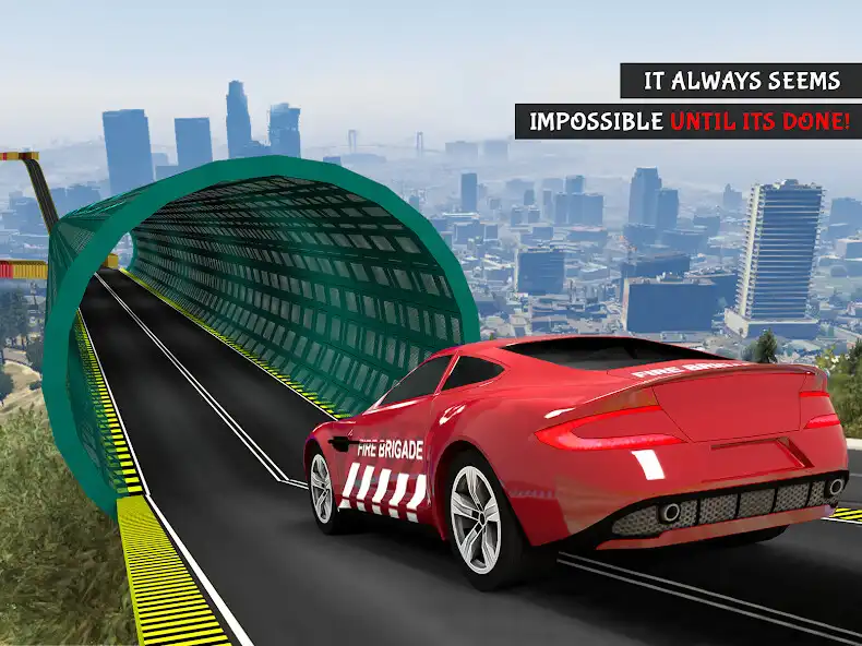 Play Ramp Car Stunts : impossible stunt car tracks 3d  and enjoy Ramp Car Stunts : impossible stunt car tracks 3d with UptoPlay