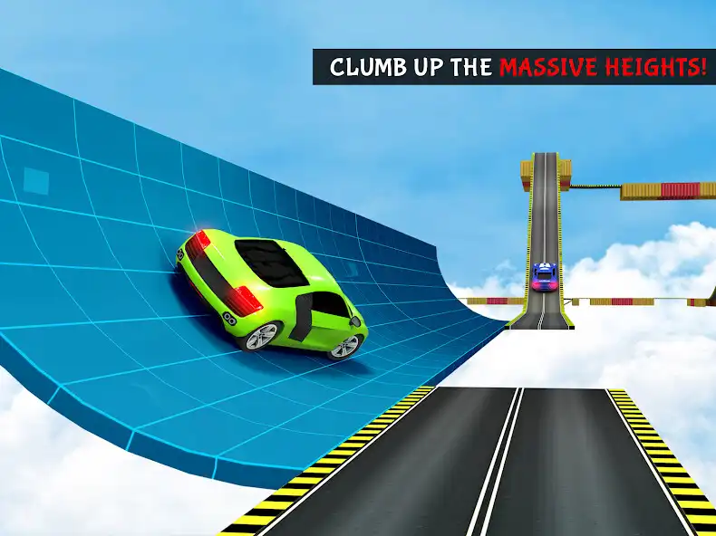 Play Ramp Car Stunts : impossible stunt car tracks 3d as an online game Ramp Car Stunts : impossible stunt car tracks 3d with UptoPlay