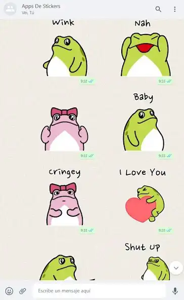 Play Ranas Kawai Stickers Animados  and enjoy Ranas Kawai Stickers Animados with UptoPlay