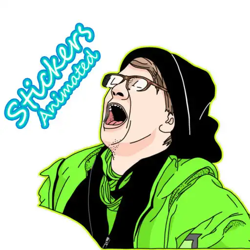 Play random animated stickers APK