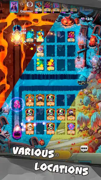 Play Random Cards: Tower Defense TD as an online game Random Cards: Tower Defense TD with UptoPlay