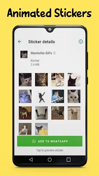 Play Random Cats Stickers WA  and enjoy Random Cats Stickers WA with UptoPlay