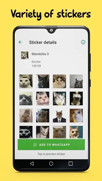 Play Random Cats Stickers WA as an online game Random Cats Stickers WA with UptoPlay