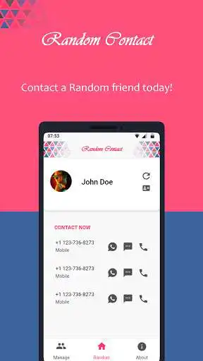 Play Random Contact  and enjoy Random Contact with UptoPlay