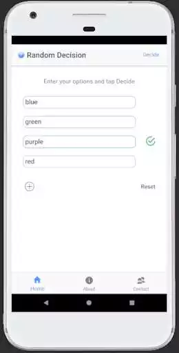 Play Random Decision as an online game Random Decision with UptoPlay