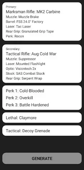 Play Random Loadout Generator as an online game Random Loadout Generator with UptoPlay