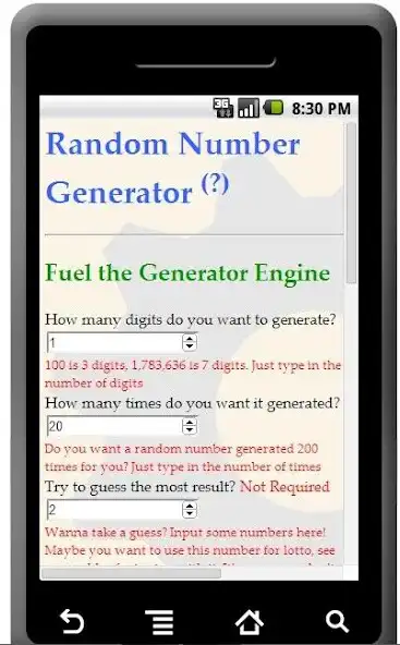 Play Random Number Generator Engine  and enjoy Random Number Generator Engine with UptoPlay