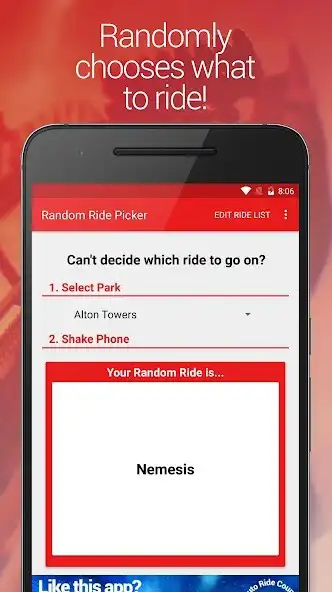 Play Random Ride Picker  and enjoy Random Ride Picker with UptoPlay
