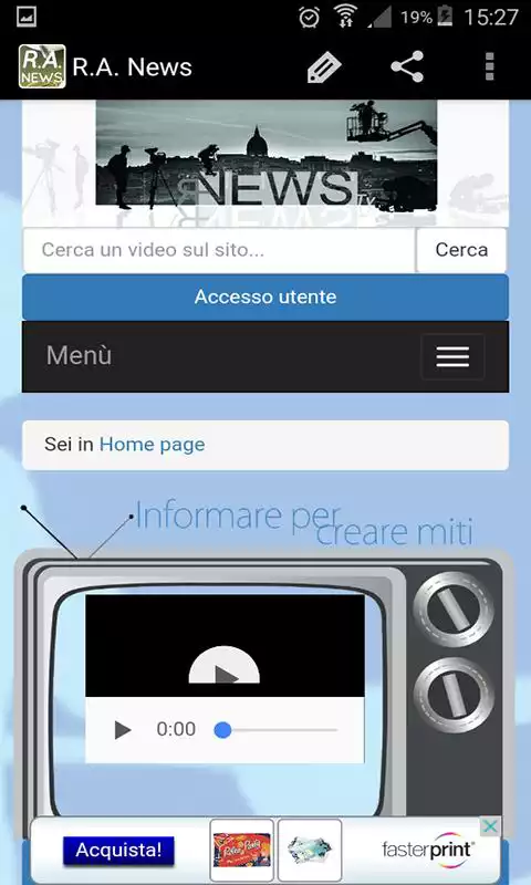 Play RA News TV Web