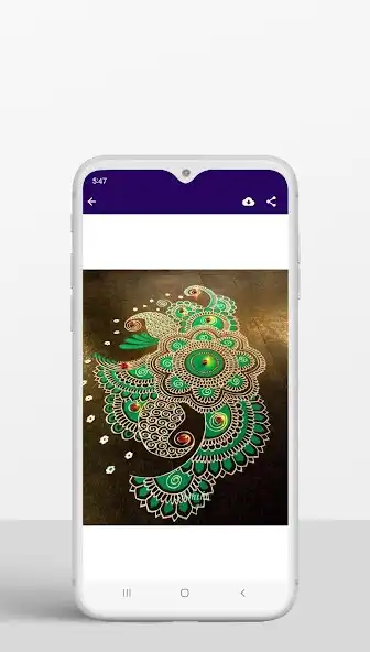 Play Rangoli Designs 2023 as an online game Rangoli Designs 2023 with UptoPlay