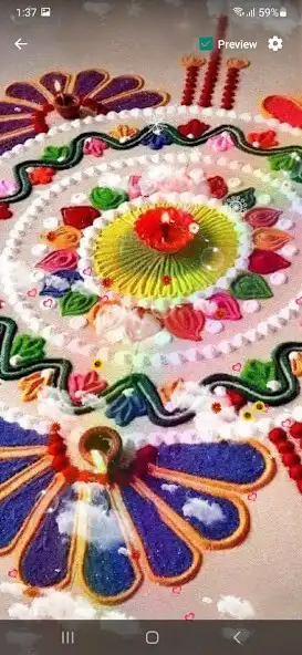 Play Rangoli Wallpaper as an online game Rangoli Wallpaper with UptoPlay