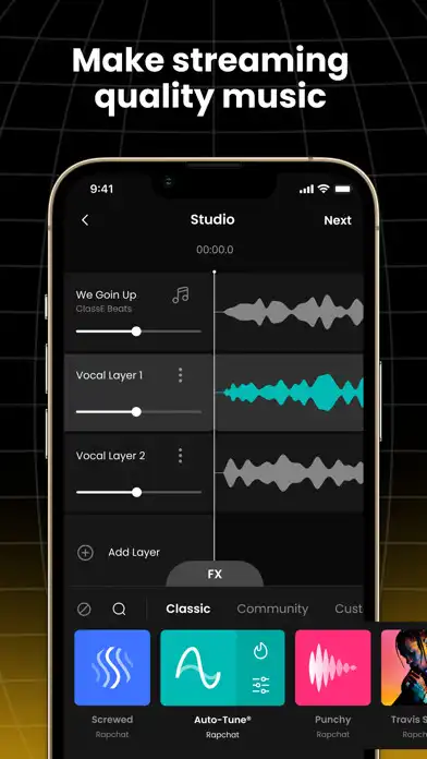 Play Rapchat: Music Studio Recorder  and enjoy Rapchat: Music Studio Recorder with UptoPlay