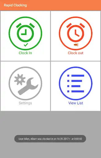 Play Rapid Clocking as an online game Rapid Clocking with UptoPlay