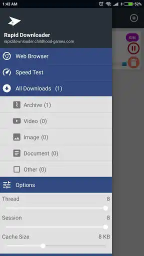 Play Rapid Downloader  and enjoy Rapid Downloader with UptoPlay