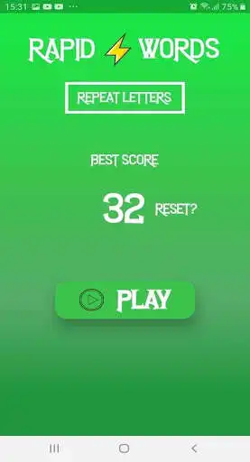Play Rapid Words  and enjoy Rapid Words with UptoPlay