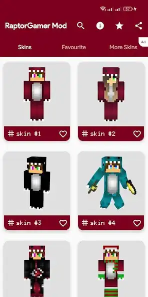 Play RaptorGamer Skin Mod Minecraft  and enjoy RaptorGamer Skin Mod Minecraft with UptoPlay