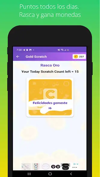 Play Rasca y Gana Real - Oficial as an online game Rasca y Gana Real - Oficial with UptoPlay