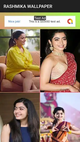 Play RASHMIKA WALLPAPER as an online game RASHMIKA WALLPAPER with UptoPlay