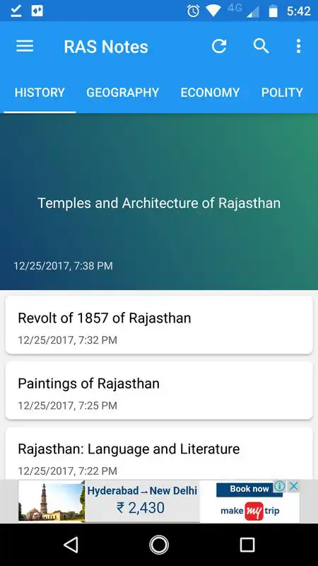 Play RAS RPSC Exam Notes
