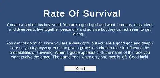 Play Rate of Survival  and enjoy Rate of Survival with UptoPlay