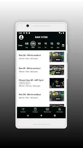 Play RAW GYMS as an online game RAW GYMS with UptoPlay