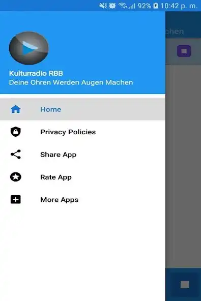 Play RBB Kulturradio App as an online game RBB Kulturradio App with UptoPlay