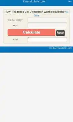 Play RBC Distribution Width Calci Play RBC Distribution Width Calci