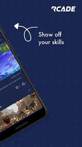 Play RCADE - Share Gaming Clips as an online game RCADE - Share Gaming Clips with UptoPlay