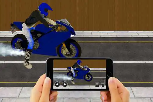 Play RC bike traffic rider simulator as an online game RC bike traffic rider simulator with UptoPlay