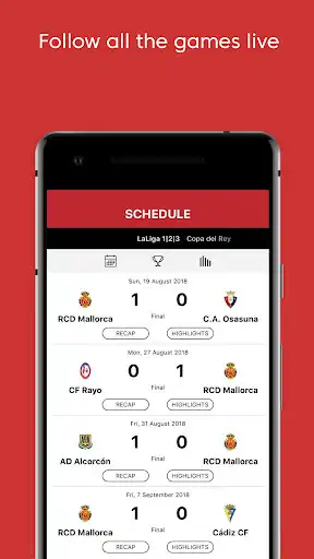Play RCD Mallorca Official App as an online game RCD Mallorca Official App with UptoPlay