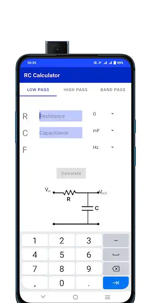 Play RC Filter Calculator  and enjoy RC Filter Calculator with UptoPlay