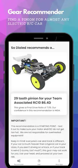 Play RC Gear Recommender  and enjoy RC Gear Recommender with UptoPlay