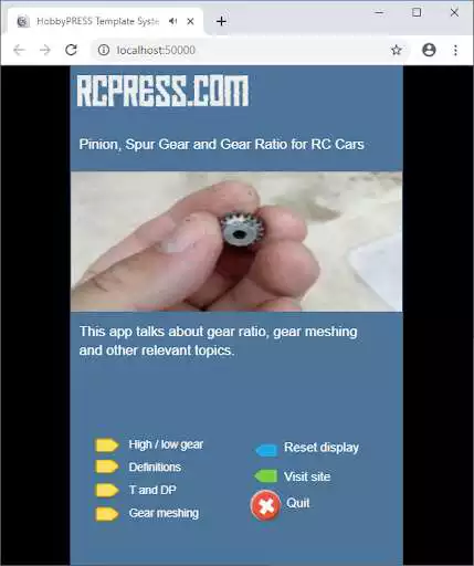 Play RCPRESS Pinion, Spur Gear and Gear Ratio for RC  and enjoy RCPRESS Pinion, Spur Gear and Gear Ratio for RC with UptoPlay