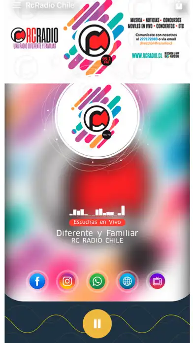 Play RCRADIO CHILE as an online game RCRADIO CHILE with UptoPlay