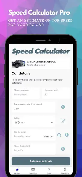 Play RC Speed Calculator Pro  and enjoy RC Speed Calculator Pro with UptoPlay