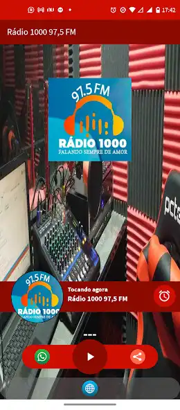 Play Rádio 1000 97,5 FM as an online game Rádio 1000 97,5 FM with UptoPlay