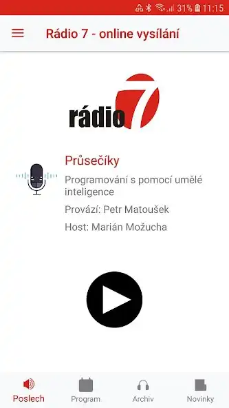 Play Rádio 7 CZ  and enjoy Rádio 7 CZ with UptoPlay