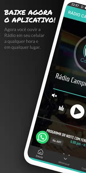 Play Rádio Campinas Goiânia  and enjoy Rádio Campinas Goiânia with UptoPlay