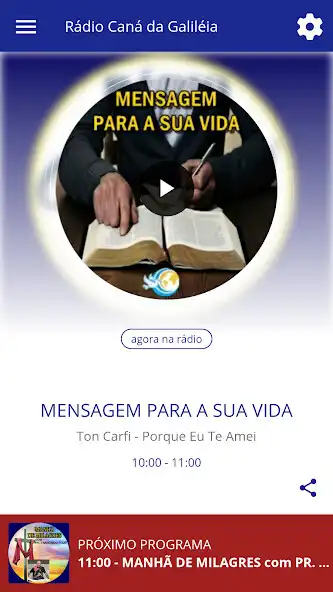 Play Rádio Caná da Galiléia  and enjoy Rádio Caná da Galiléia with UptoPlay