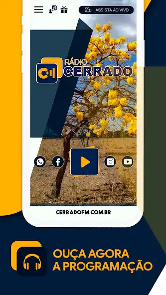 Play Rádio Cerrado FM - DF/GO  and enjoy Rádio Cerrado FM - DF/GO with UptoPlay