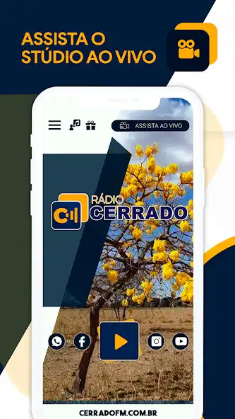 Play Rádio Cerrado FM - DF/GO as an online game Rádio Cerrado FM - DF/GO with UptoPlay