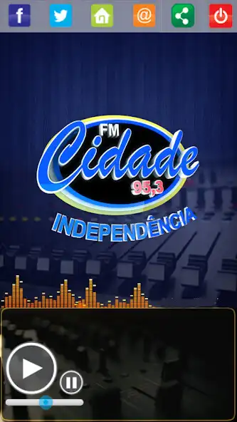 Play Rádio Cidade 95,3 CE as an online game Rádio Cidade 95,3 CE with UptoPlay
