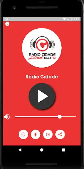 Play Rádio Cidade de Itapema  and enjoy Rádio Cidade de Itapema with UptoPlay