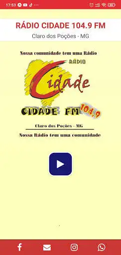 Play Rádio Cidade as an online game Rádio Cidade with UptoPlay