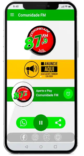 Play Rádio Comunidade FM 87,9 as an online game Rádio Comunidade FM 87,9 with UptoPlay