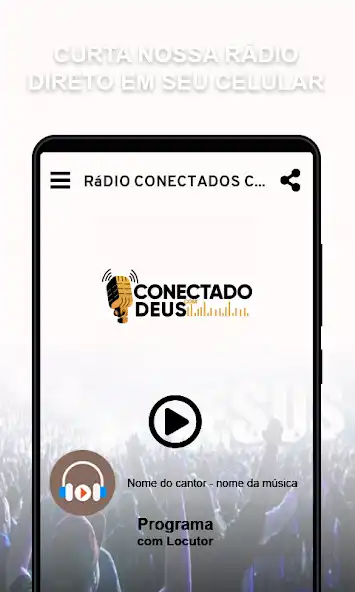 Play Rádio Conectados com Deus  and enjoy Rádio Conectados com Deus with UptoPlay